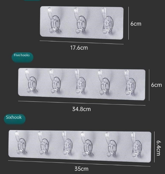 Trackless Punch-Free Wall Hook - Image 5