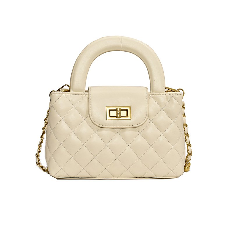 Chanel Style Diamond Embroidery Crossbody Bag