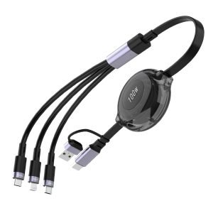 Multi-Port Retractable Data Cable Type-C