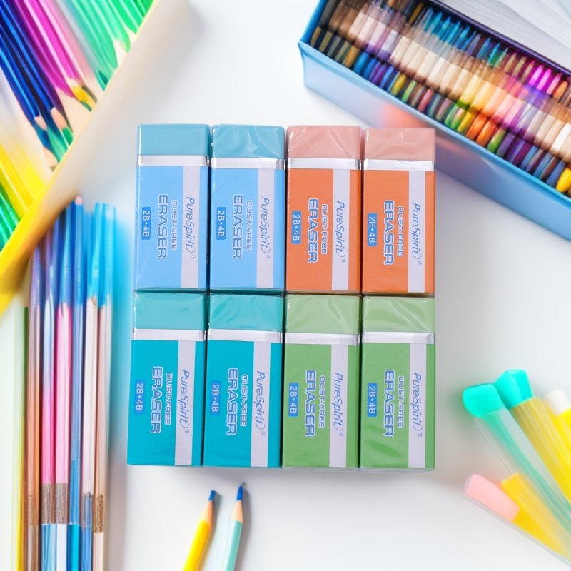 Purespirit Eraser Student Writing Color Eraser