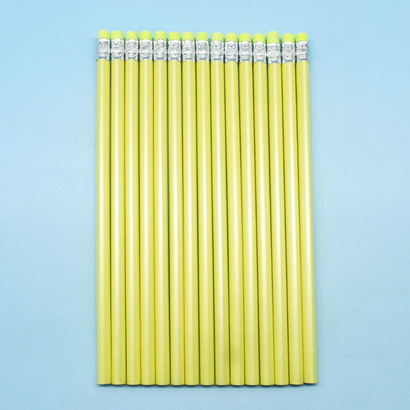 Pencil wholesale pearlescent HB triangle rod with rubber head - Image 5