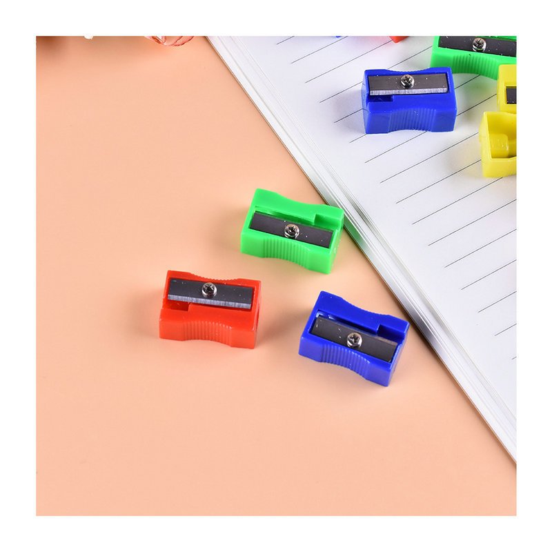 Single Hole Small Square Pencil Sharpener wholesale Kindergarten Small Prizes - Image 5