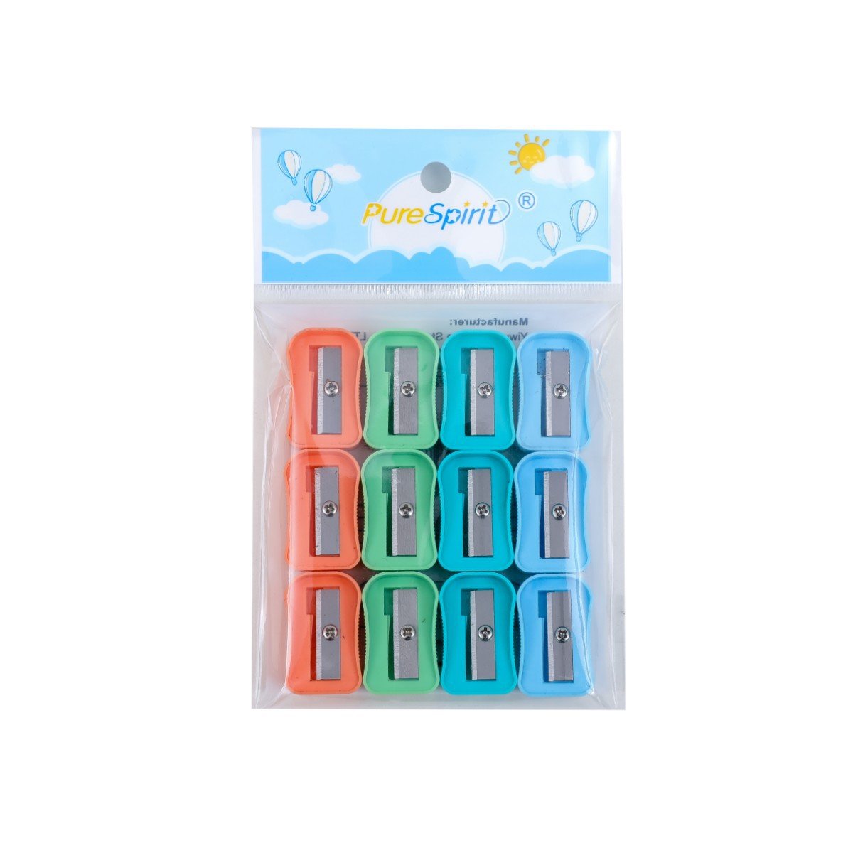 Wholesale mini pencil sharpener, 12-pack, pastel color - Image 5