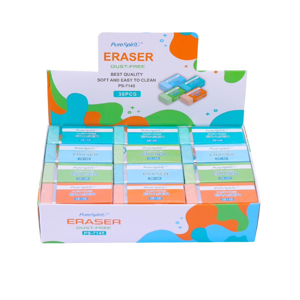 Purespirit Eraser Student Writing Color Eraser - Image 5