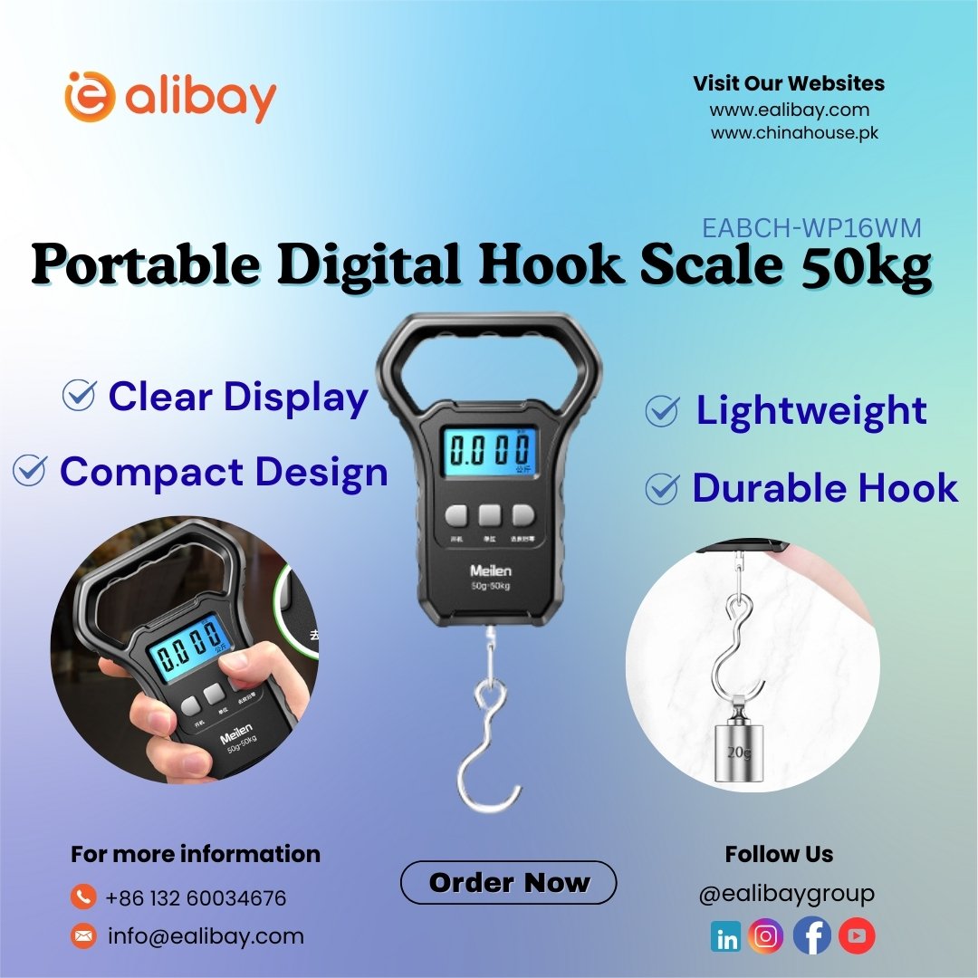 Portable Digital Hook Scale 50kg