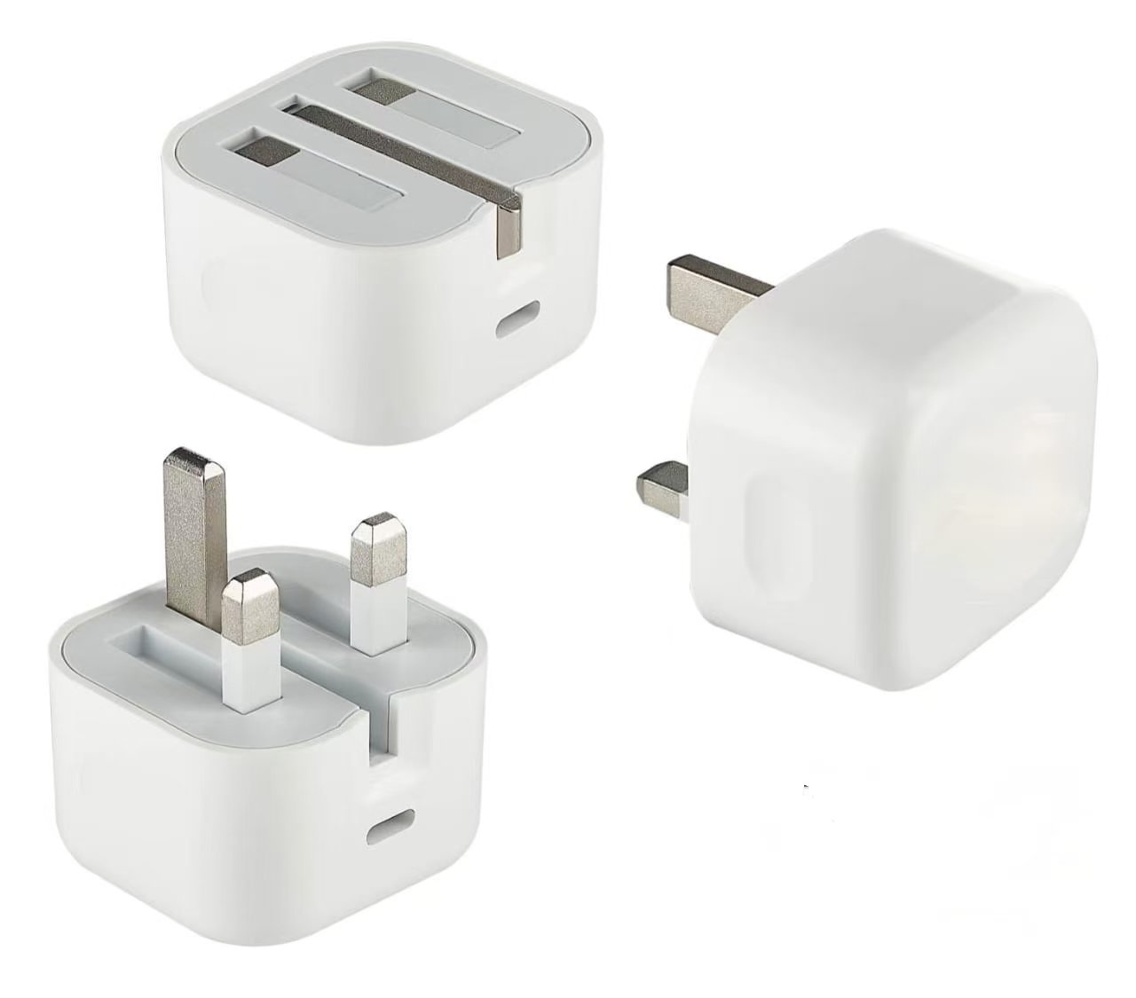 White EU US UK AU Plug 20W USB C Fast QC3.0 Type C - Image 2