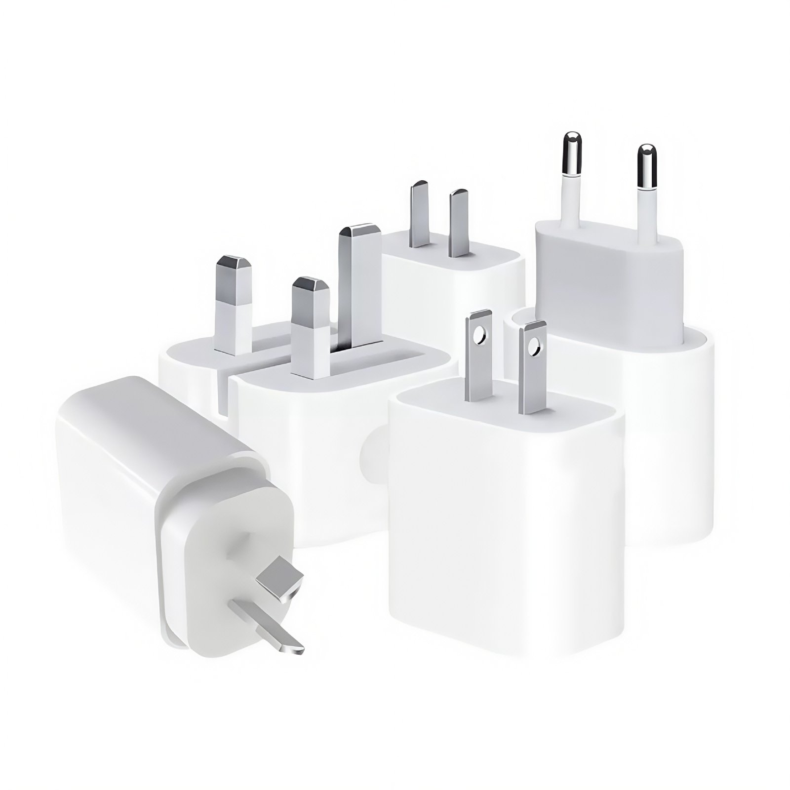 White EU US UK AU Plug 20W USB C Fast QC3.0 Type C
