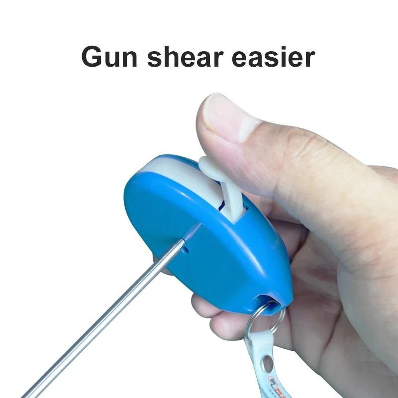 Blue Veterinary Scissor Cutter – Artificial Insemination Semen Straw Tool