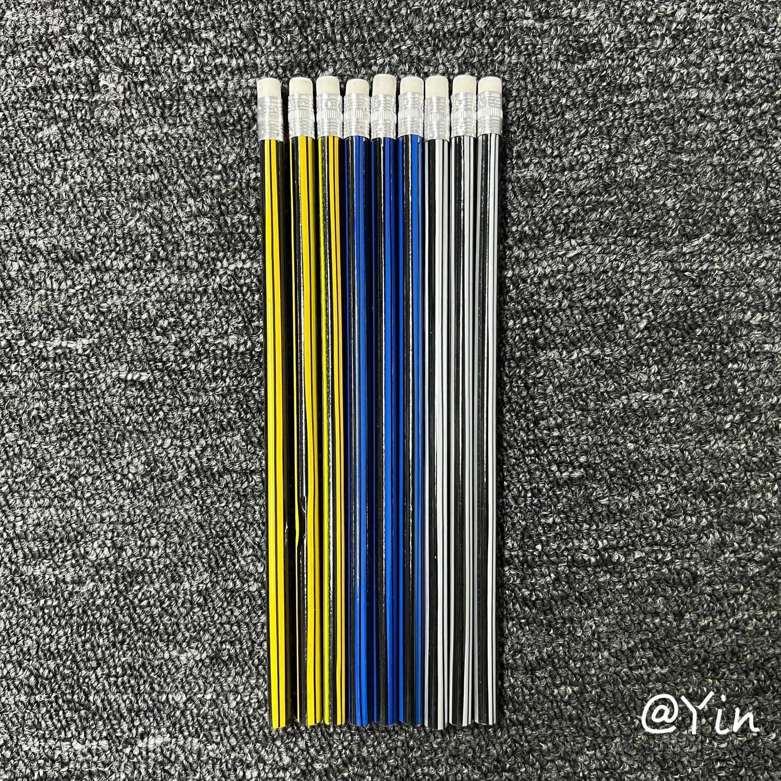 Softwood Stripe Graphite Pencil – Classic Design for School & Office