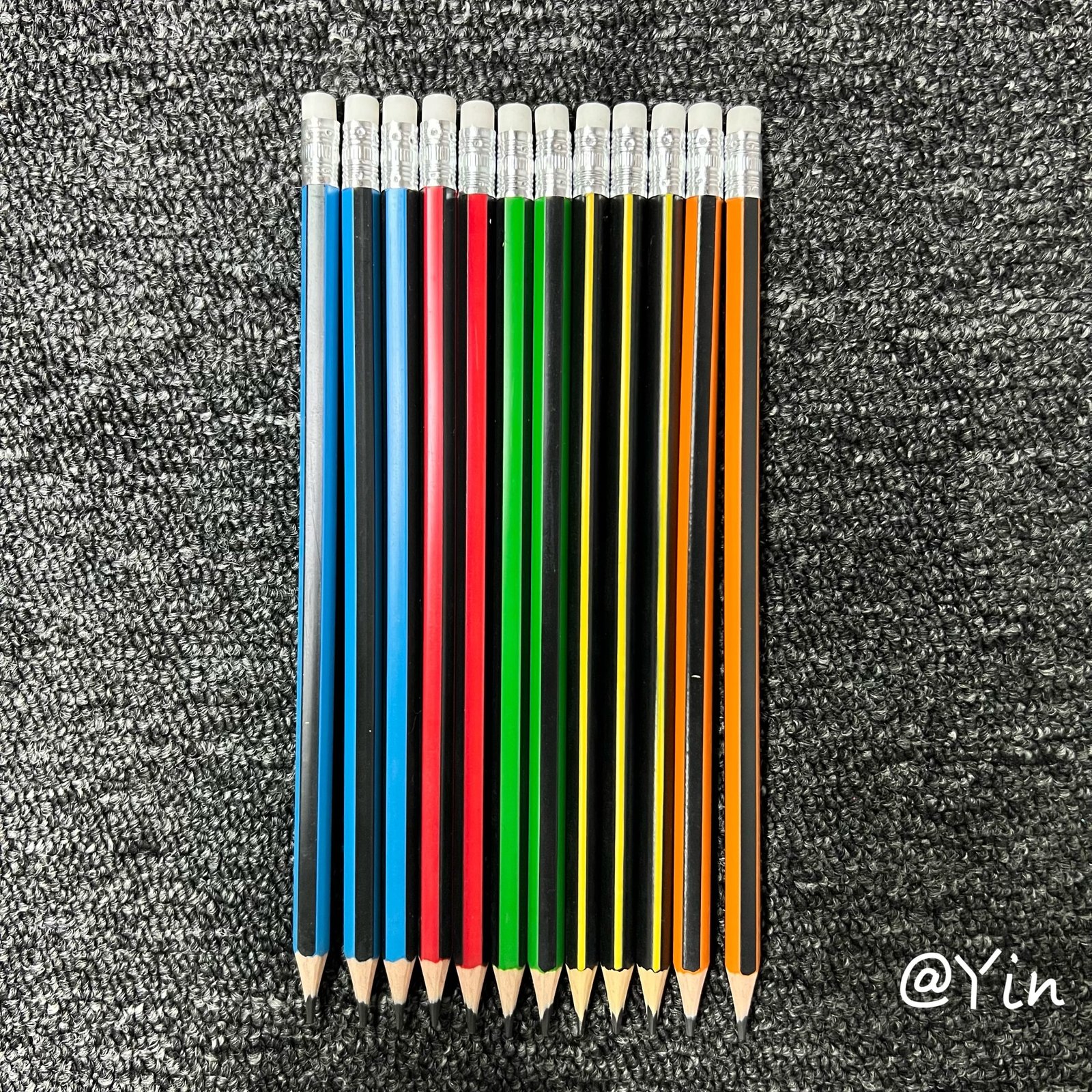 Premium Plastic Stripe Softwood Pencil – Eco-Friendly & Lightweight