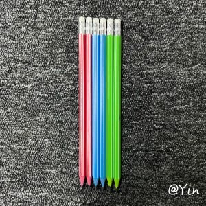 Premium Plastic Stripe Pencil – Softwood, Smooth Writing