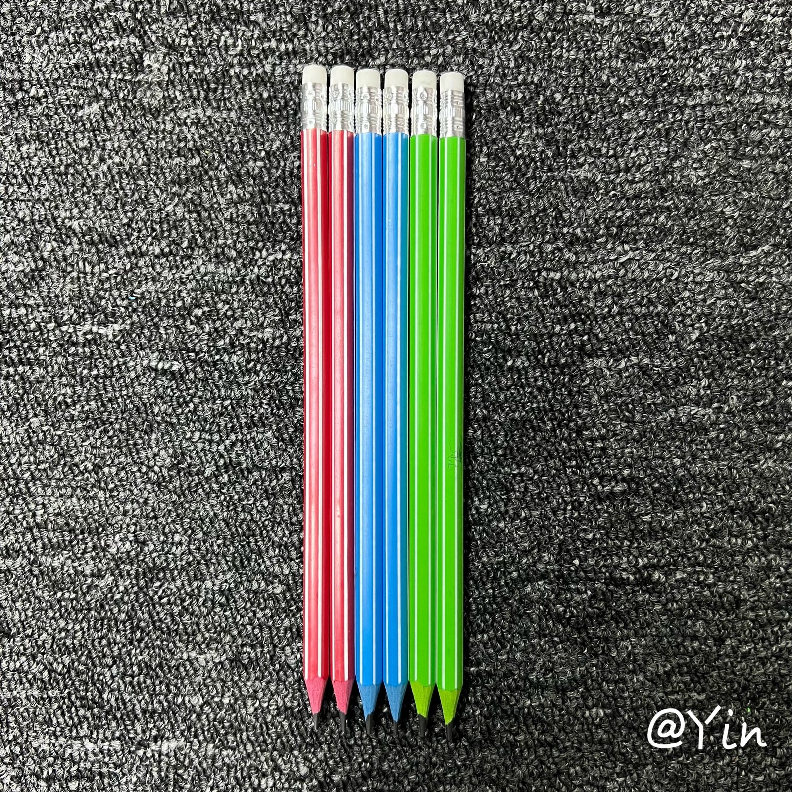 Premium Plastic Stripe Pencil – Softwood, Smooth Writing