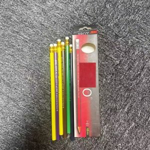 Smooth Writing Softwood Pencils – Plastic Stripe Style