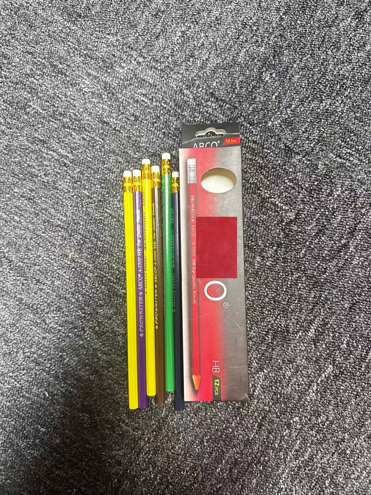 Smooth Writing Softwood Pencils – Plastic Stripe Style