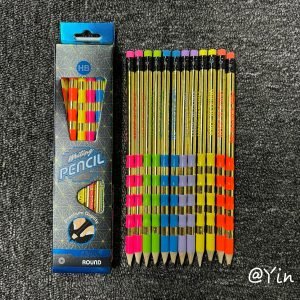 Premium Colorful Painted Pencils – Softwood, Easy Sharpening