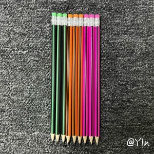 Softwood Stripe Wooden Pencil – Durable, Lightweight & Comfortable Grip