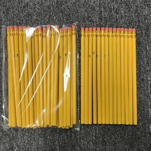 Premium White Wood Yellow Paint Pencil – Eco-Friendly & Lightweight